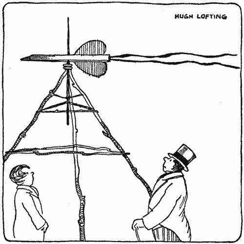 "We rigged up weather vanes"