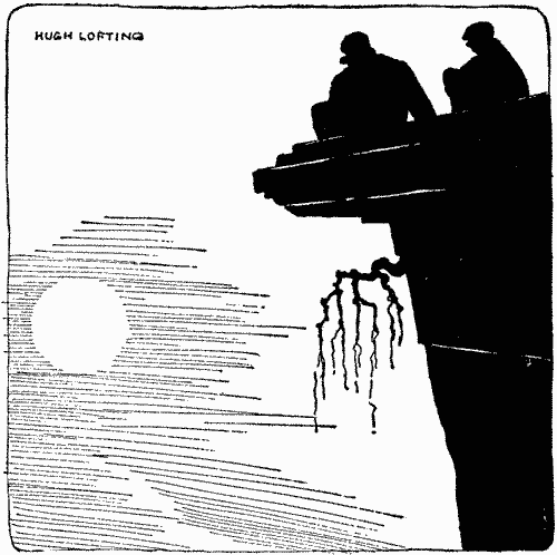 "Where the globe of the Earth glowed dimly"