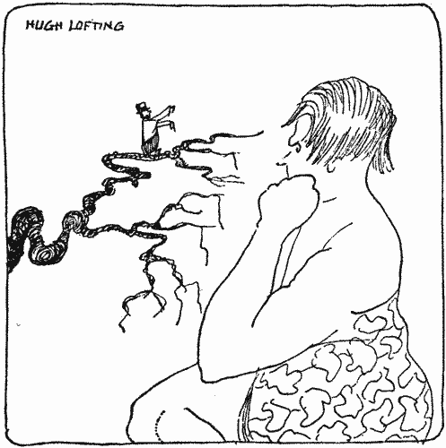 "Then he lectured his big friend"