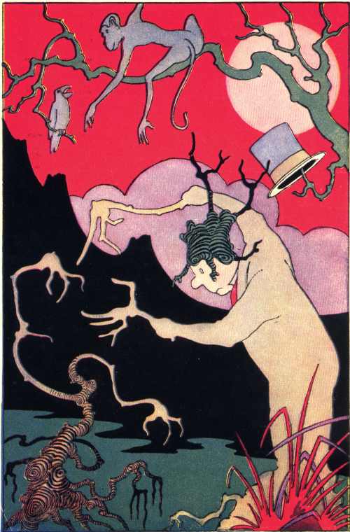 "Rigged himself up like a tree"