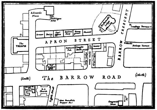 [Map of Apron Street, the Barrow Road, and vicinity]