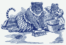 Jaguar doing housework