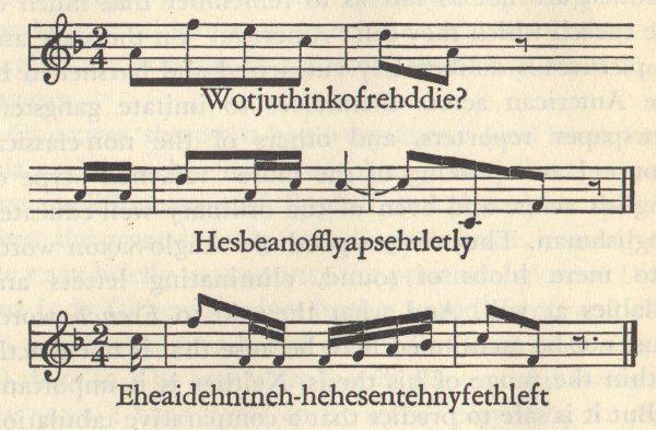 musical notes on a staff