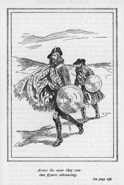 Across the moor they saw two figures advancing.