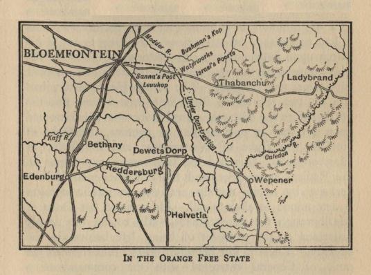 IN THE ORANGE FREE STATE