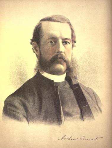 Rev. Arthur Sweatman, signed as Arthur Toronto