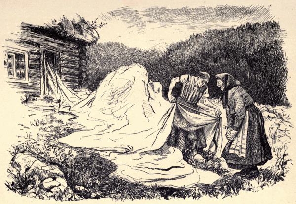 She kept on measuring