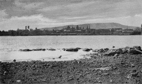 Montreal and Mount Royal as seen from Helen's Isle