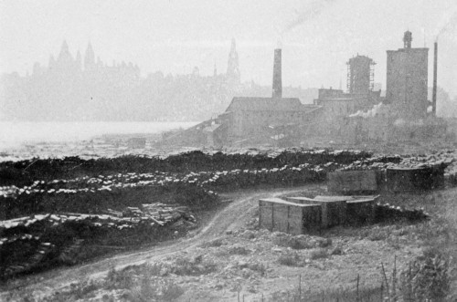 Looking across the Ottawa toward the parliament
buildings