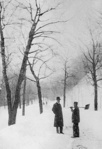 The road up Mount Royal