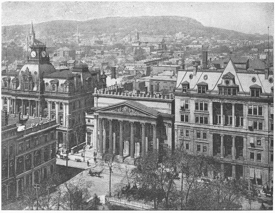 MONTREAL FROM THE TOWER OF NOTRE DAME CHURCH.