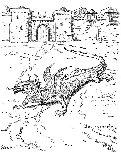 So the dragon ... waddled back to the swamp.