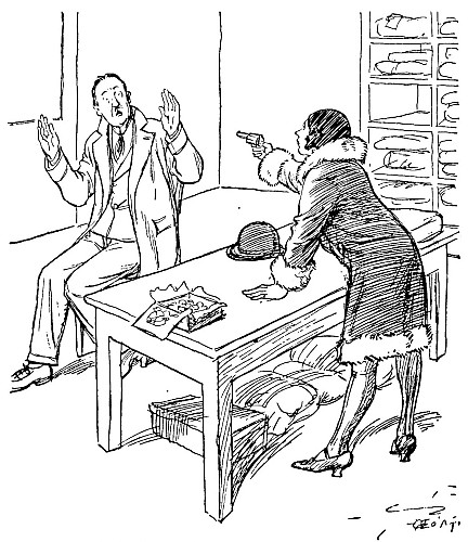 And she said sit still where you are.