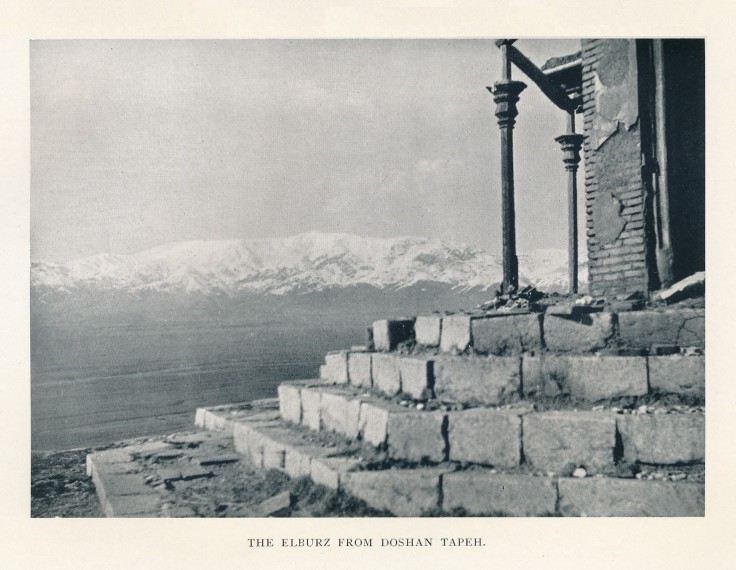 THE ELBURZ FROM DOSHAN TAPEH.