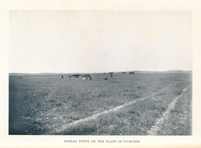 NOMAD TENTS ON THE PLAIN OF GURGHIR