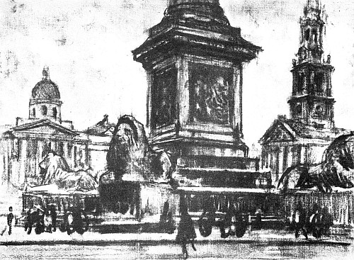 LIONS, TRAFALGAR SQUARE