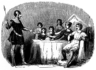 Sir Peter Mauluc demanding the Children.