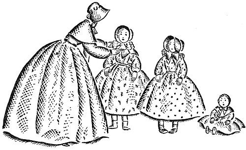 MA TIED THEIR SUNBONNETS UNDER THEIR CHINS